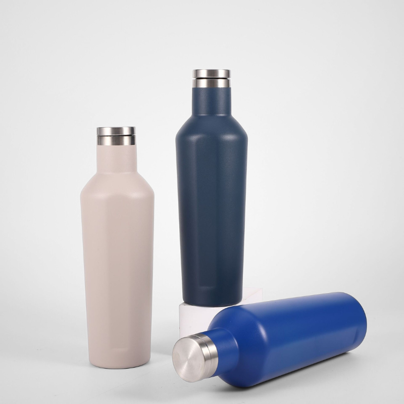 Stainless Steel Portable 500ml Vacuum Insulation Cup Outdoor Water Bottle