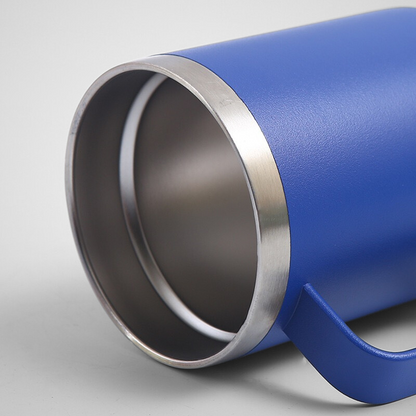 Double Wall Tumbler Travel Mug with Lid and Handle