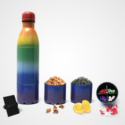 Double-layer Stainless Steel Insulated Cup Small Mouth Bottle Large Capacity Thermos Bottle