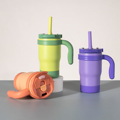 14oz Kids Insulated Tumbler with Handle & Straws · BPA FREE