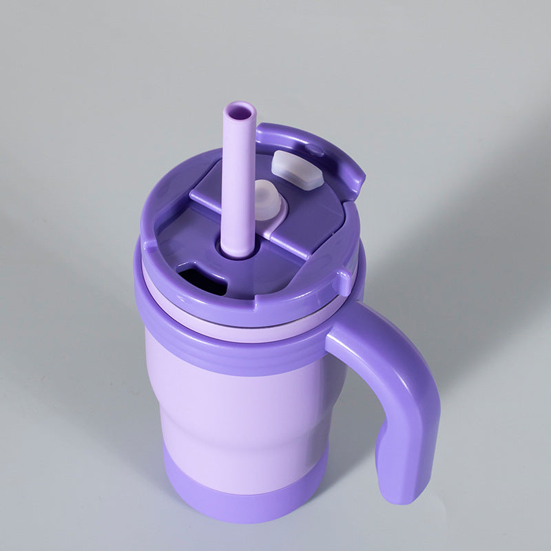 14oz Kids Insulated Tumbler with Handle & Straws · BPA FREE