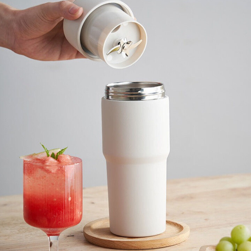 New stainless steel juice cup, convenient multi-functional outdoor thermal insulation juice cup
