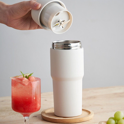 New stainless steel juice cup, convenient multi-functional outdoor thermal insulation juice cup