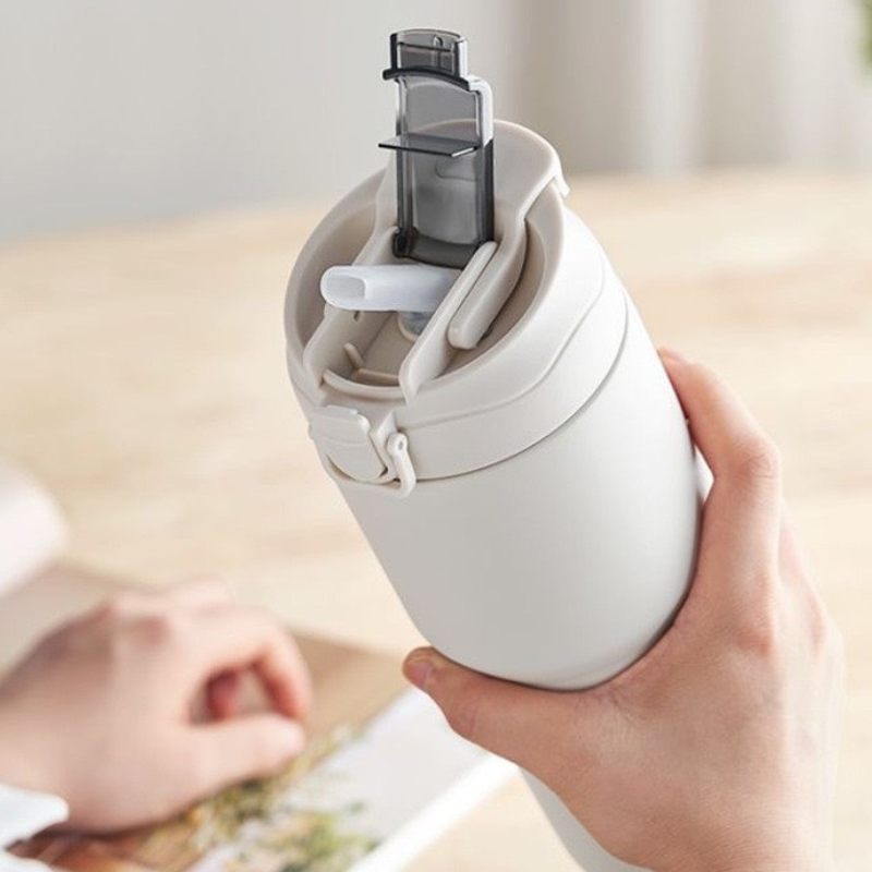 New stainless steel juice cup, convenient multi-functional outdoor thermal insulation juice cup