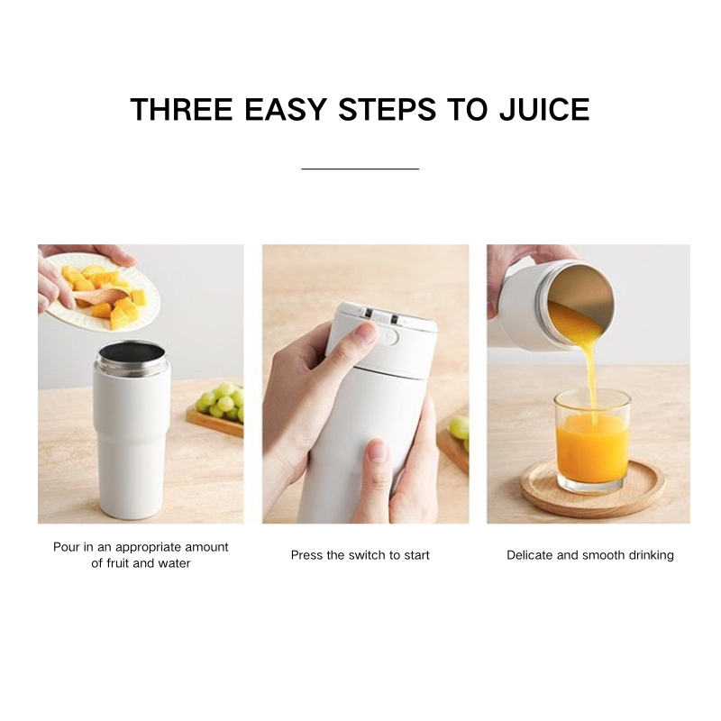 New stainless steel juice cup, convenient multi-functional outdoor thermal insulation juice cup