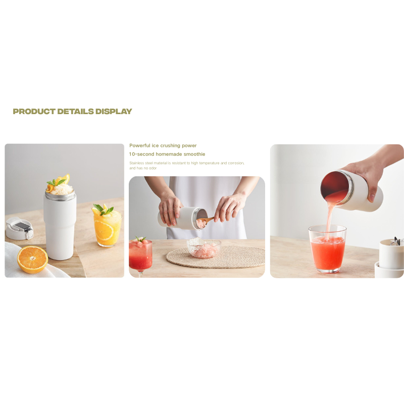 New stainless steel juice cup, convenient multi-functional outdoor thermal insulation juice cup