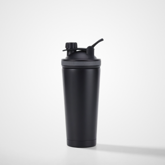 750ml Stainless Steel Vacuum Flask Shaker Water Bottle Insulated Protein Powder Shaker Bottle