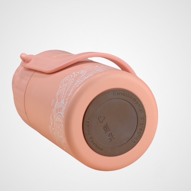 Water Bottle With Handle Vacuum Flask Stainless Steel Insulated Outdoor Thermos Portable Sports Kettle Jug