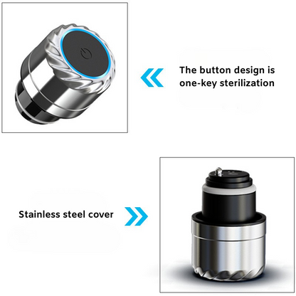 New Style Stainless Steel Insulated Smart Vacuum Thermos UV Light Water Bottle