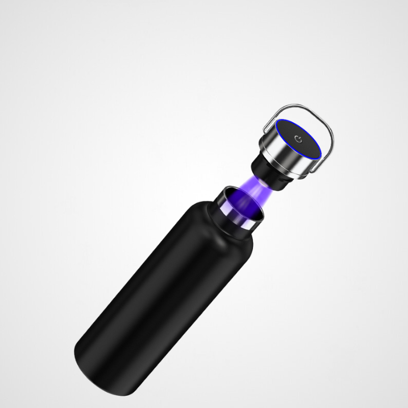 UV Self-cleaning Smart Water Bottle Insulated Water Bottle with Handle