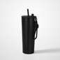 Double Wall 304 Stainless Steel Drawstring Coffee Cup Large-capacity