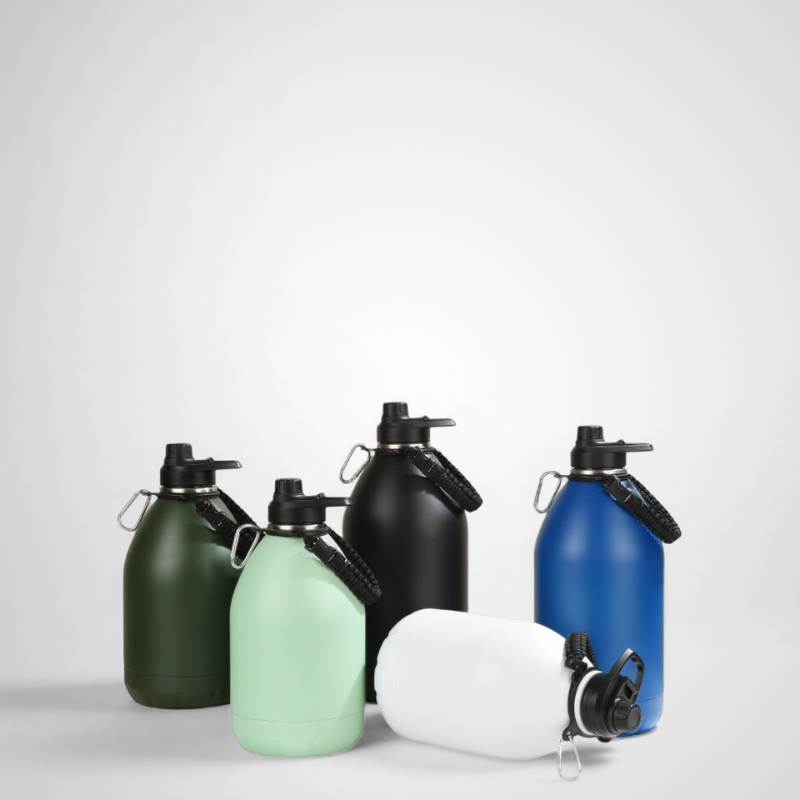 Double Wall Stainless Steel Water Bottles 3000ml Large Capacity Space Pot Outdoor Vacuum Sports Kettle