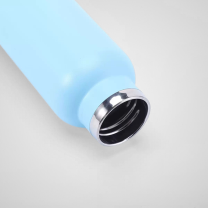Sport Water Bottle Double Wall Thermos Vacuum Flask With Lid of Handle
