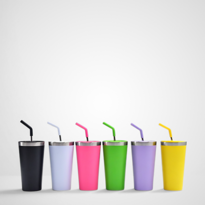 380/510ML Stainless Steel Vacuum Insulated Water Coffee Cup Powder Coated Tumblers Travel Mug