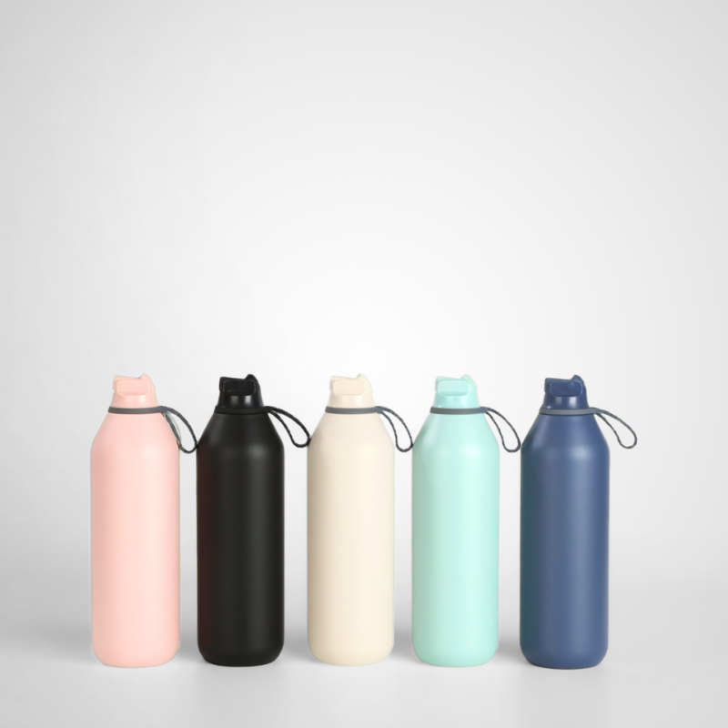 20oz Outdoor Travel Double Wall Stainless Steel Vacuum Sports Sippy Water Bottle