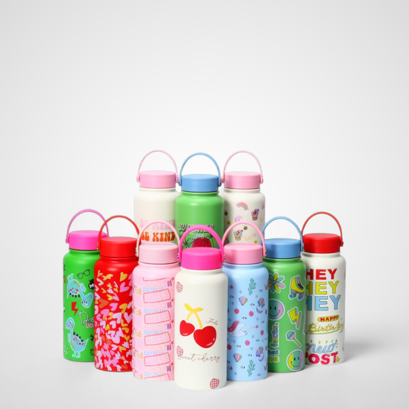 Portable Vacuum Sports Large Capacity Cross-Border Thermos Travel Outdoor Bottles
