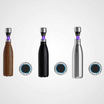 New Style Stainless Steel Insulated Smart Vacuum Thermos UV Light Water Bottle